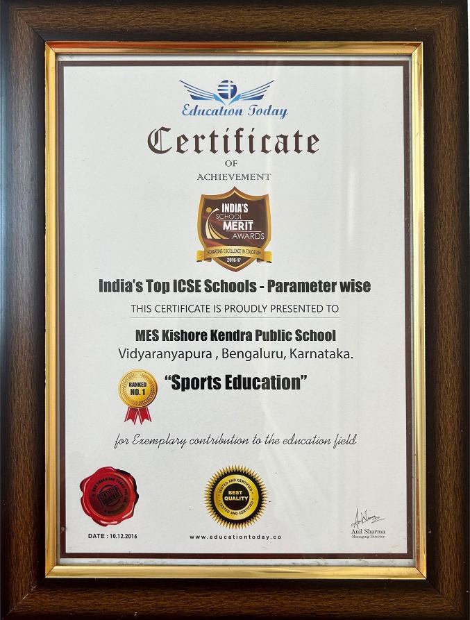 MES Kishore Kendra Public School