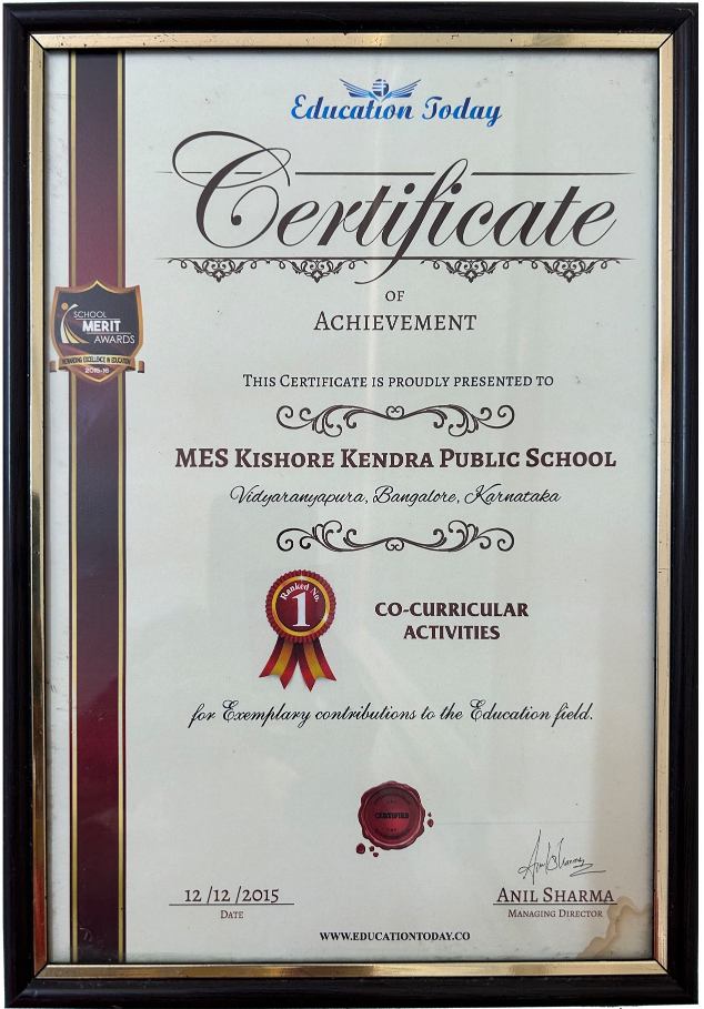 MES Kishore Kendra Public School